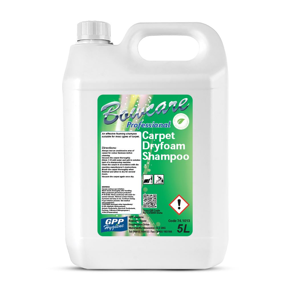 BowcareEco Carpet Dryfoam Shampoo - GPP Hygiene LLP